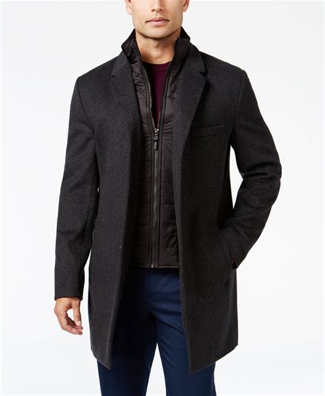 michael kors trench coat men's